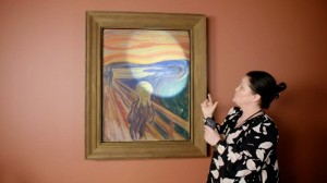 Behind "The Scream"