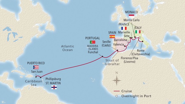 Mediterranean & Atlantic Crossing