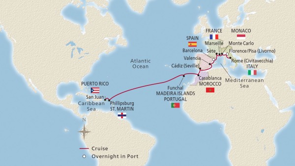 Mediterranean to Caribbean Sojourn