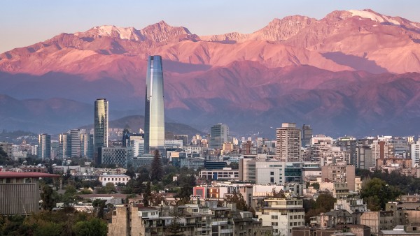 At home in Santiago with local guide Claudio Prado