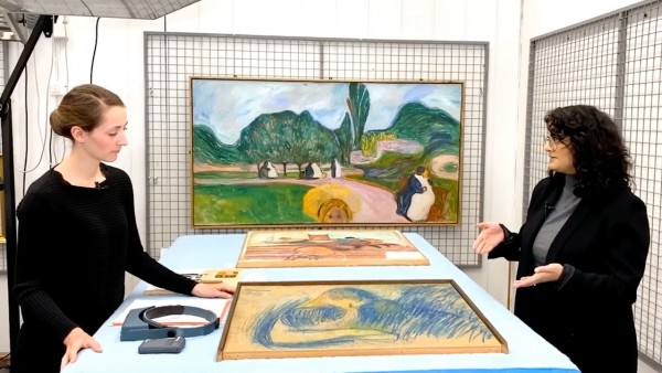 Painting Conservator Linn Solheim