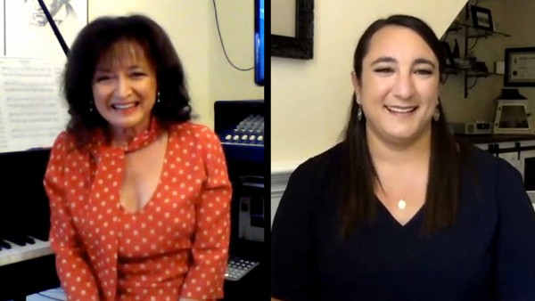 Debbie Wiseman, OBE with Musician Elise Naccarato