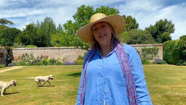 At Home at Highclere Castle: Lavender and Roses