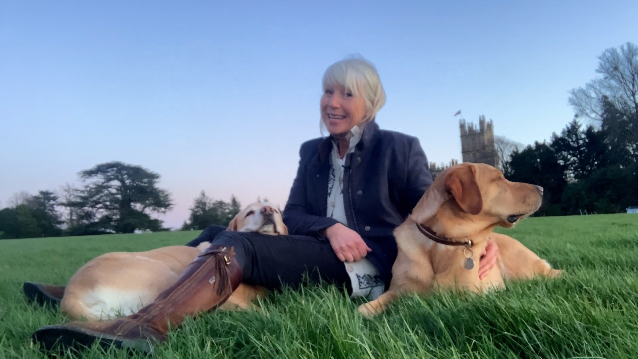 At home in England honoring the women of Highclere Castle)