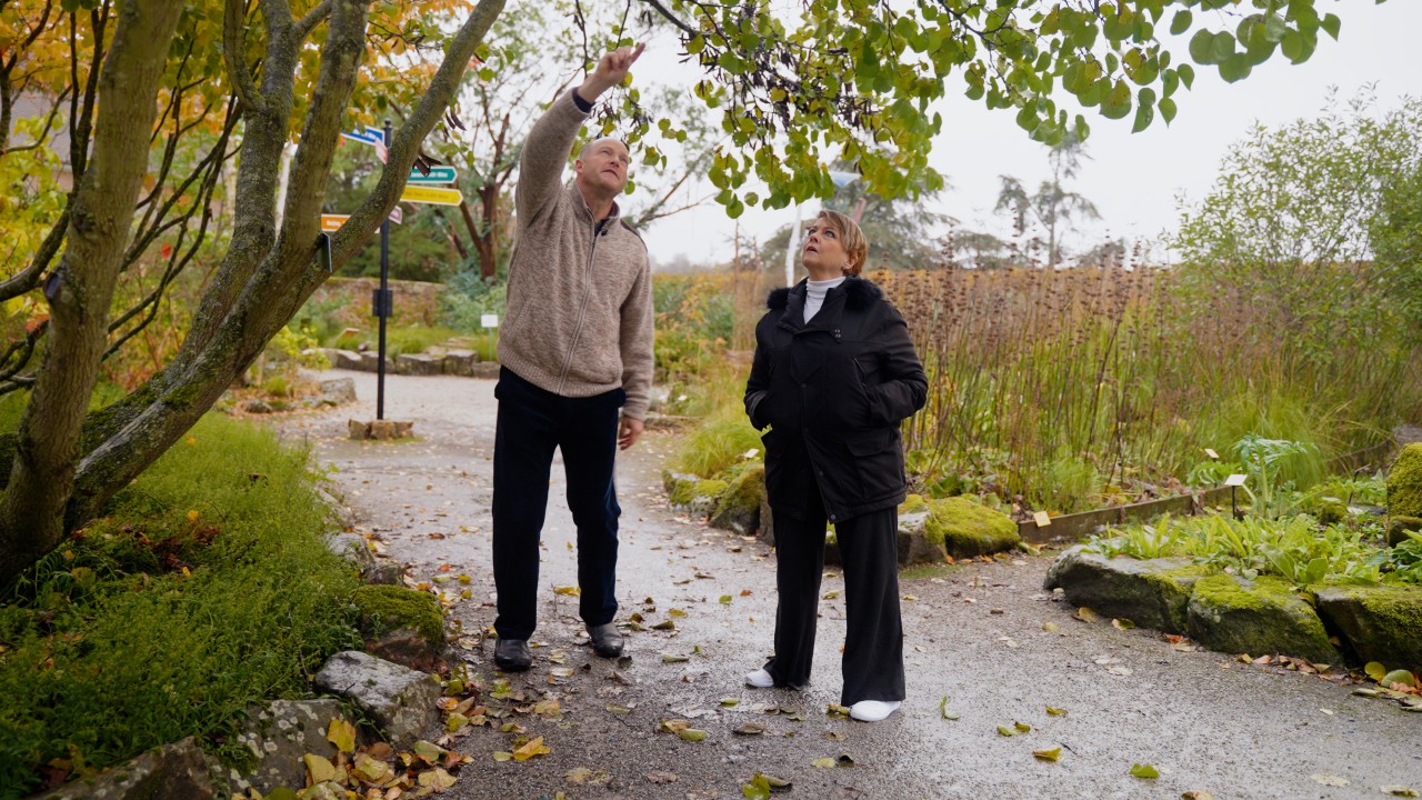 Anne Diamond interviews horticulturalist Tom Hart Dyke)